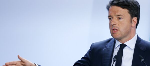 Matteo Renzi, primer ministro de Italia - Sputnik Mundo