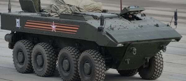 Transporte blindado con ruedas Bumerang - Sputnik Mundo