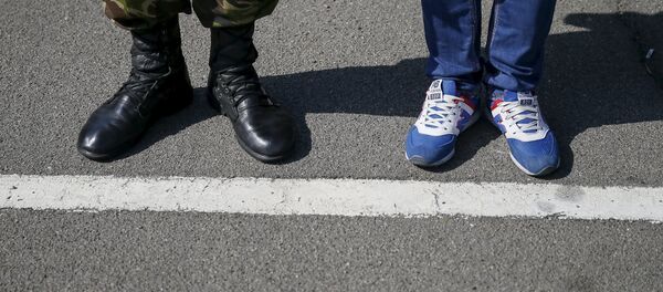 Reclutas ucranianos - Sputnik Mundo