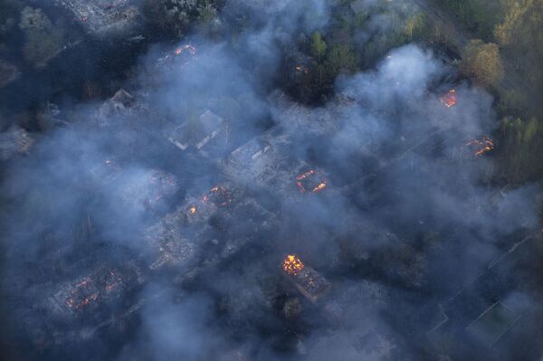 Incendio en la zona de exclusión de Chernóbil - Sputnik Mundo