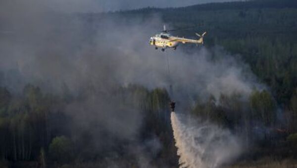 Incendio en la zona de exclusión de Chernóbil - Sputnik Mundo