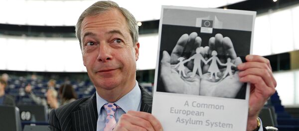 Nigel Farage, presidente del Partido por la Independencia de Reino Unido - Sputnik Mundo