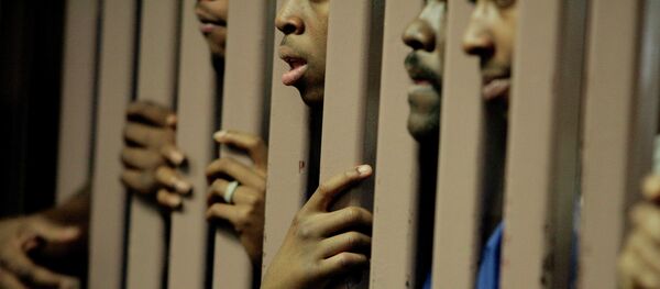 Prisioneros de una cárcel en EEUU - Sputnik Mundo