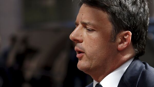 Matteo Renzi, primer ministro de Italia - Sputnik Mundo