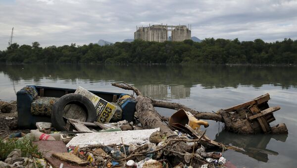 Basura en la bahía de Guanabara - Sputnik Mundo