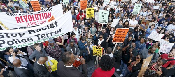 Manifestación de protesta en Washington - Sputnik Mundo
