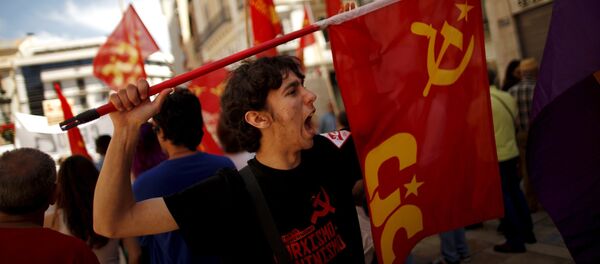 Primero de Mayo en España Primero de Mayo en España - Sputnik Mundo