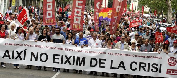 Primero de Mayo en España Primero de Mayo en España - Sputnik Mundo