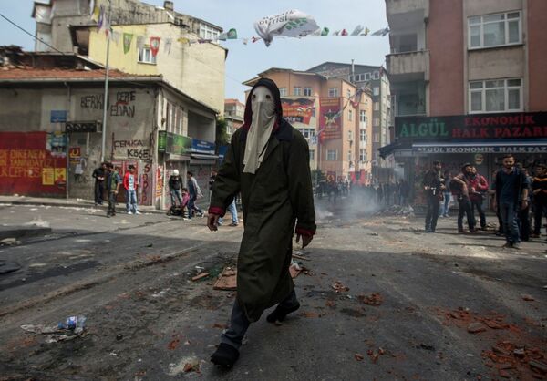 Manifestaciones en Estambul - Sputnik Mundo