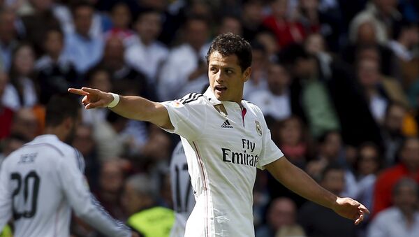 Javier Chicharito Hernández, goleador mexicano (archivo) - Sputnik Mundo