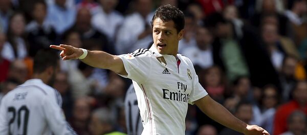 Javier Chicharito Hernández, goleador mexicano (archivo) - Sputnik Mundo