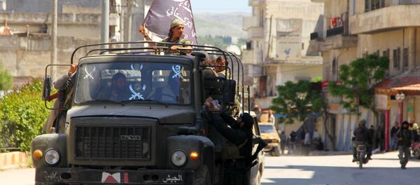 Militantes del grupo terrorista Frente al Nusra (archivo) - Sputnik Mundo