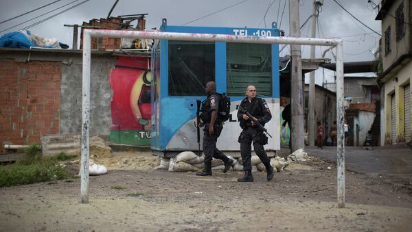 Policía militar de Río de Janeiro (archivo) - Sputnik Mundo