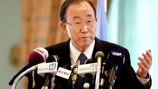 Ban Ki-moon, secretario general de la ONU - Sputnik Mundo