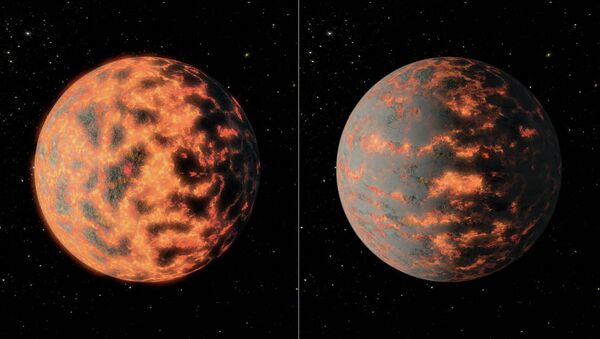 Una representación artística de 55 Cancri e - Sputnik Mundo