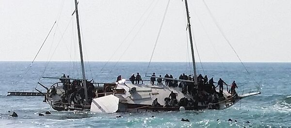 Según la Organización Internacional para las Migraciones, en los últimos 15 años en el mar Mediterráneo fallecieron más de 22.000 personas que trataron alcanzar las costas europeas - Sputnik Mundo