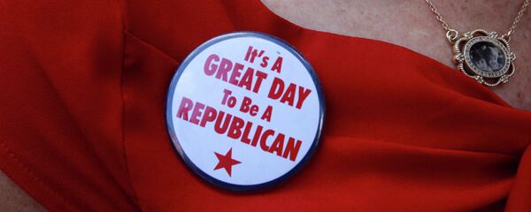A supporter of U.S. Senator Marco Rubio (R-FL) is pictured prior to Rubio's formal declaration of his bid for the Republican nomination in the 2016 - Sputnik Mundo
