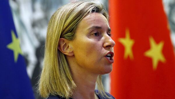 Federica Mogherini, alta representante de la Unión Europea para Asuntos Exteriores y Política de Seguridad - Sputnik Mundo