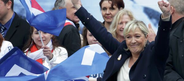 Marine Le Pen, líder del partido francés de extrema derecha Frente Nacional - Sputnik Mundo