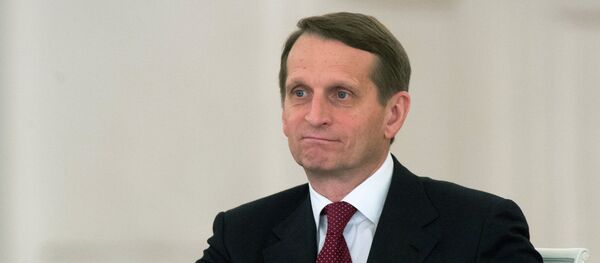 Serguéi Narishkin, presidente de la Duma de Estado - Sputnik Mundo
