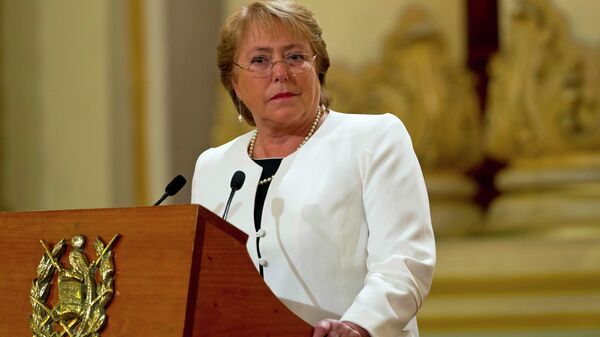 Michelle Bachelet, presidenta de Chile - Sputnik Mundo