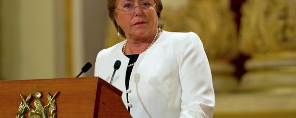 Michelle Bachelet, presidenta de Chile - Sputnik Mundo