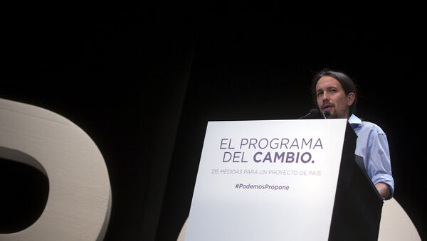 Pablo Iglesias, secretario general de la formación progresista Podemos - Sputnik Mundo