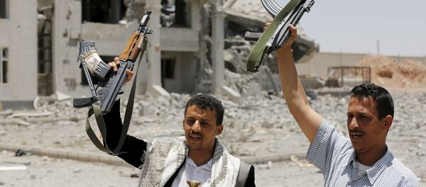 Militares hutíes - Sputnik Mundo