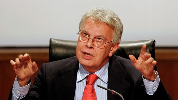 Felipe González, expresidente de España - Sputnik Mundo