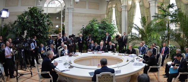 Cumbre de la Unión Económica Euroasiática Cumbre de la Unión Económica Euroasiática - Sputnik Mundo