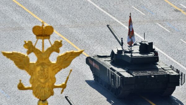 Carro de combate Armata (T-14) durante el Desfile de la Victoria en la Plaza Roja - Sputnik Mundo