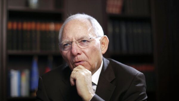 Wolfgang Schauble, ministro de Finanzas de Alemania - Sputnik Mundo