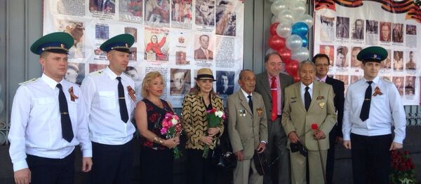 El evento “Ellos vencieron al fascismo. Muro de los Héroes” - Sputnik Mundo