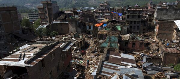 Consecuencias del terremoto en Nepal Consecuencias del terremoto en Nepal - Sputnik Mundo