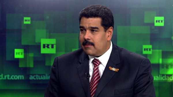 El presidente Nicolás Maduro visita la sede de RT durante su viaje a Moscú - Sputnik Mundo