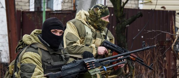Milicias en Donetsk - Sputnik Mundo