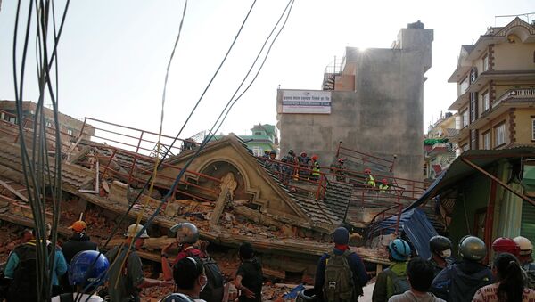 Consecuencias del terremoto en Nepal - Sputnik Mundo