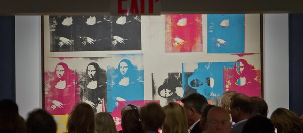 El cuadro de Andy Warhol Mona Lisa Colorada (Colored Mona Lisa) El cuadro de Andy Warhol Mona Lisa Colorada (Colored Mona Lisa) - Sputnik Mundo