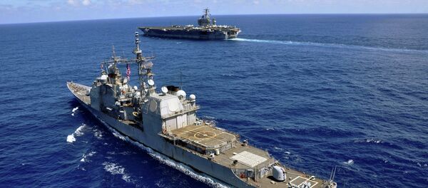 Buques de guerra de EEUU en el mar del Sur de China (Archivo) - Sputnik Mundo
