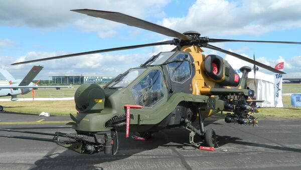 Helicóptero de ataque turco T-129 ATAK - Sputnik Mundo