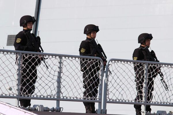 Rusia y China inauguran las maniobras Cooperación Naval 2015 - Sputnik Mundo