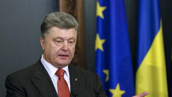 Petró Poroshenko, presidente de Ucrania - Sputnik Mundo