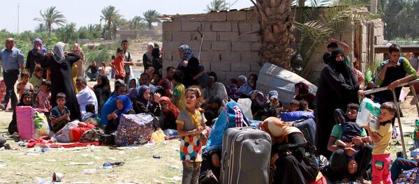 Refugiados de Ramadi en Bagdad - Sputnik Mundo