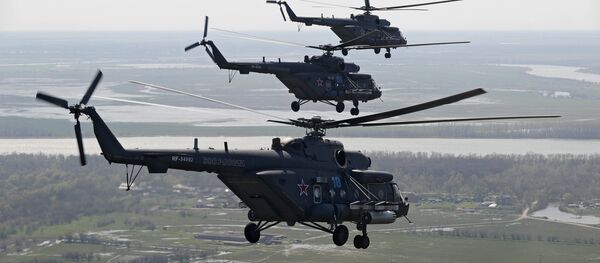 Helicópteros de transporte y combate Mi-8AMTSh (Mi-171Sh) - Sputnik Mundo