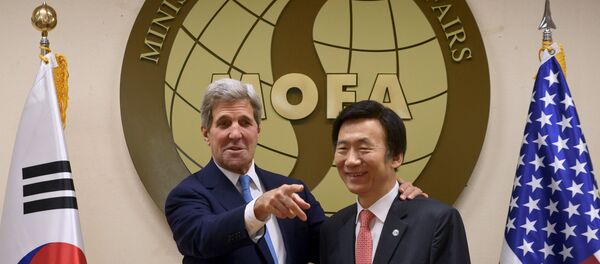 Secretario de Estado de EEUU, John Kerry y ministro de Asuntos Exteriores de Corea del Sur, Yun Byung-se - Sputnik Mundo