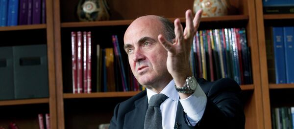 Luis de Guindos, ministro de Economía de España - Sputnik Mundo