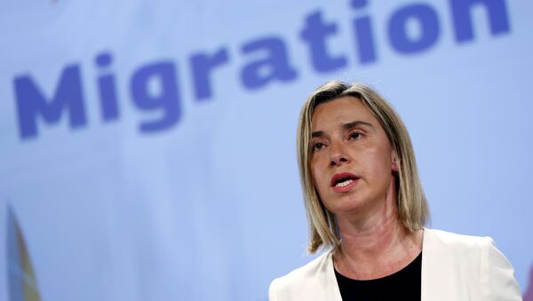 Federica Mogherini, alta representante de la UE para Asuntos Exteriores y Política de Seguridad - Sputnik Mundo