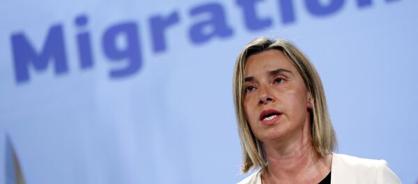 Federica Mogherini, alta representante de la UE para Asuntos Exteriores y Política de Seguridad - Sputnik Mundo