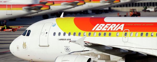 Aviones de la aerolínea española Iberia - Sputnik Mundo