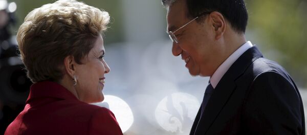 Li Keqiang, primer ministro del Consejo de Estado de China y Dilma Rousseff, presidenta de Brasil - Sputnik Mundo